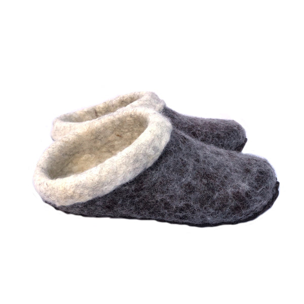 Men's Wool Felt Clog Slippers
